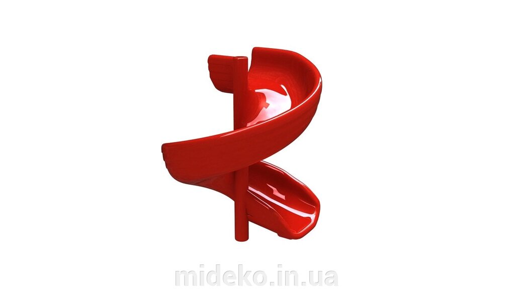 Гірка-спуск склопластик "Спіраль 150" MIDEKO від компанії ТОВ "МІДЕКО ГРУП" облаштування дитячих і спортивних майданчиків - фото 1