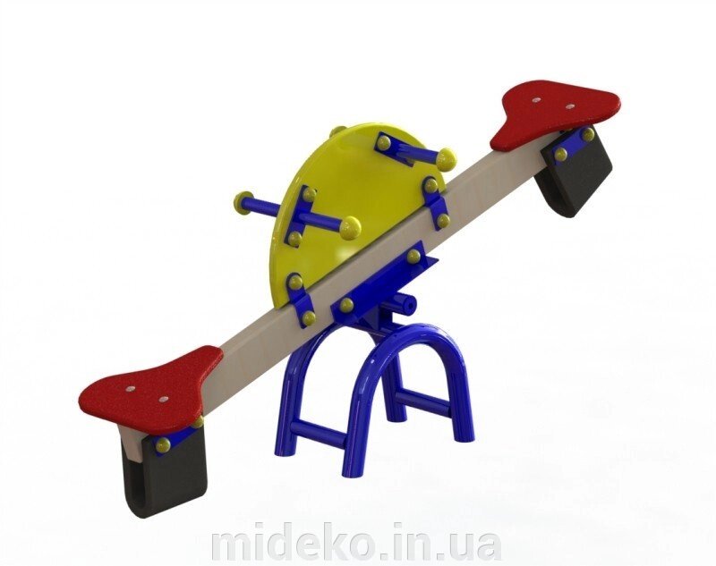 Гойдалка-балансир міні MIDEKO від компанії ТОВ "МІДЕКО ГРУП" облаштування дитячих і спортивних майданчиків - фото 1
