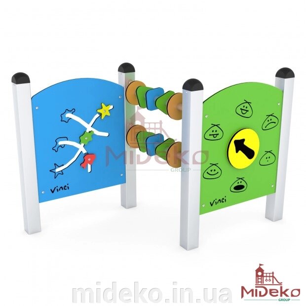 Ігрова панель "МД122" від компанії ТОВ "МІДЕКО ГРУП" облаштування дитячих і спортивних майданчиків - фото 1