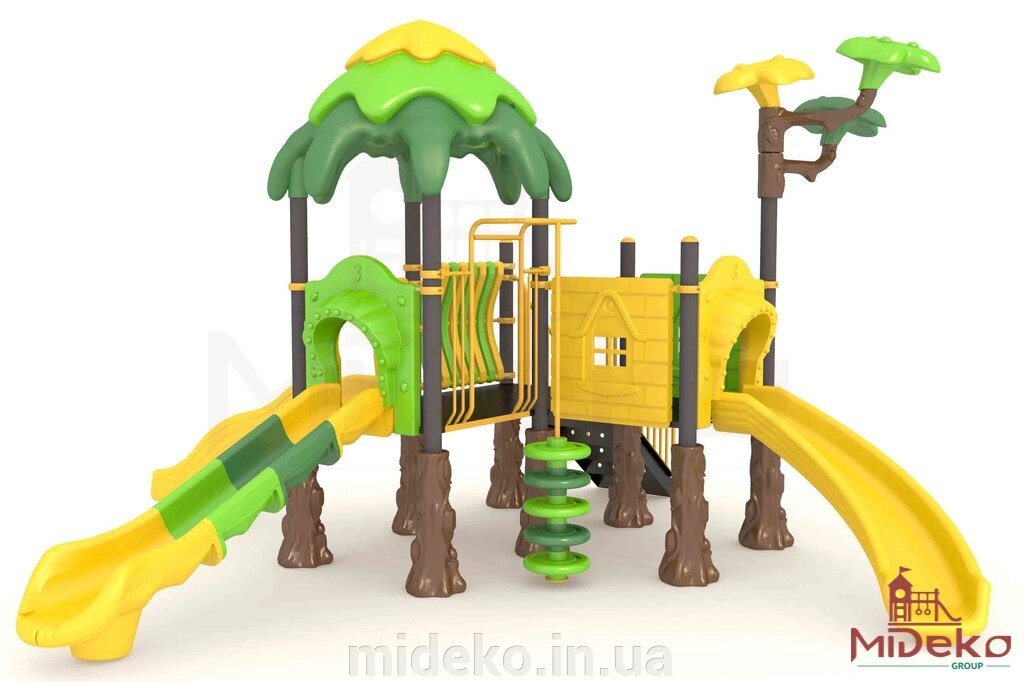 Ігровий комплекс "Амазонка" MIDEKO від компанії ТОВ "МІДЕКО ГРУП" облаштування дитячих і спортивних майданчиків - фото 1