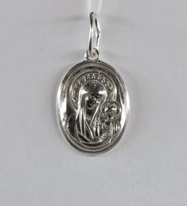 Іконка срібна Божа Матір Казанська 2141