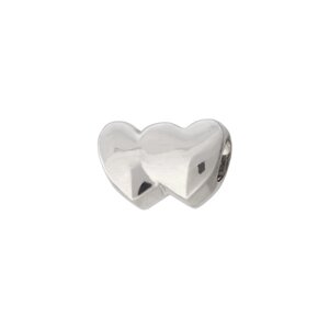 Срібна підвіска намистина серця для браслета 009 DARIY 009