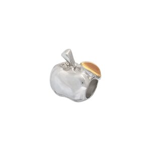 Шарм Підвіска Бусинка яблуко зі срібла із золотом DARIY 008