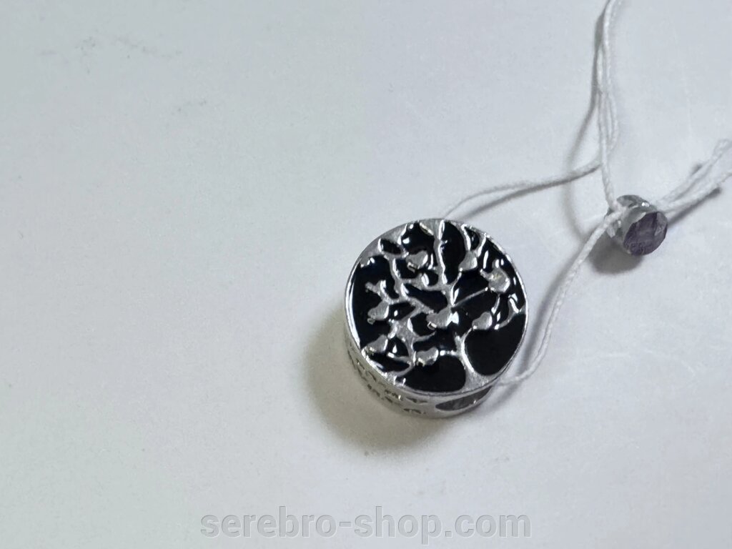 Підвіска шарм дерево життя для браслета від компанії Serebro-shop - фото 1