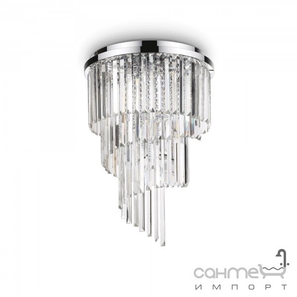 CHANDLIER VENDOR IDEAL LUX CARLTON 168937 Сучасний, хромований, кришталевий підвіски від компанії Інтернет-гіпермаркет сантехніки та опалення сантехніка. od. ua - фото 1