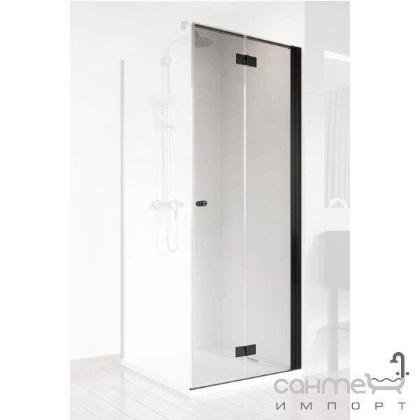 Двері для душової кабіни Radaway Nes Black KDJ B 80 R 10025080-54-01R правобічна від компанії Інтернет-гіпермаркет сантехніки та опалення сантехніка. od. ua - фото 1