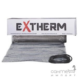 Двоколірне нагрівальне мат під відкритим покриттям Extherm ET ECO 150-180, площа опалення 1,50 м2