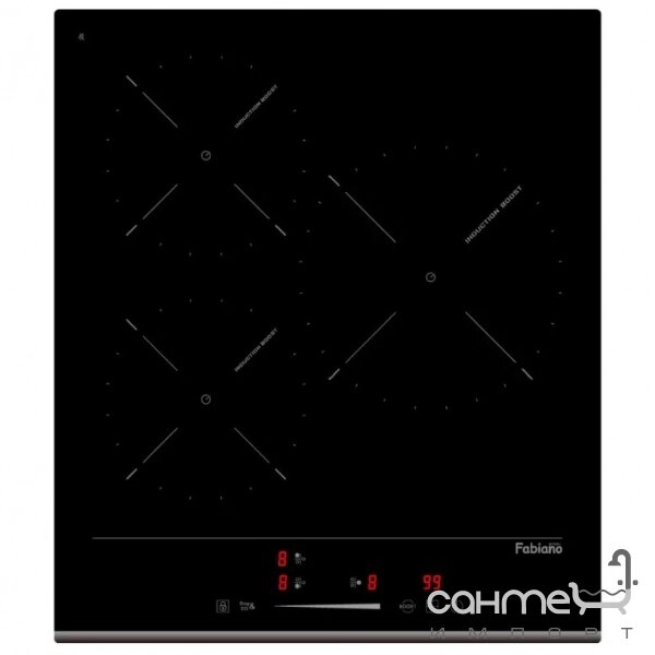 Індукційна варильна поверхня на три конфорки Fabiano SIH 540 чорна склокераміка від компанії Інтернет-гіпермаркет сантехніки та опалення сантехніка. od. ua - фото 1