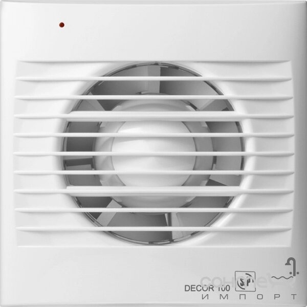 Осьовий вентилятор для ванної кімнати Soler&Palau Decor-100 CH 230V 50 білий від компанії Інтернет-гіпермаркет сантехніки та опалення сантехніка. od. ua - фото 1