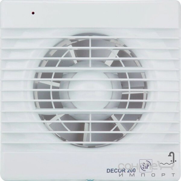 Осьовий вентилятор для ванної кімнати Soler&Palau Decor-200 CR 230V 50 білий від компанії Інтернет-гіпермаркет сантехніки та опалення сантехніка. od. ua - фото 1