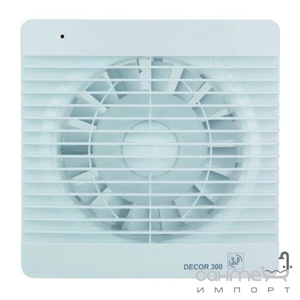 Осьовий вентилятор для ванної кімнати Soler & Palau Decor-300 S 230V 5210201900 білий від компанії Інтернет-гіпермаркет сантехніки та опалення сантехніка. od. ua - фото 1