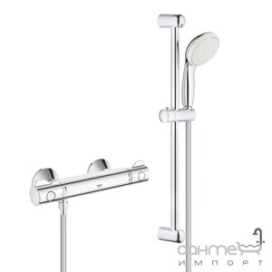 Термостат для душу із душовим гарнітуром Grohe Grohtherm 800 34565001 хром