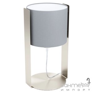 Настольная лампа Eglo Siponto 98286 хай-тек, модерн, сталь, текстиль, матовый никель, серый