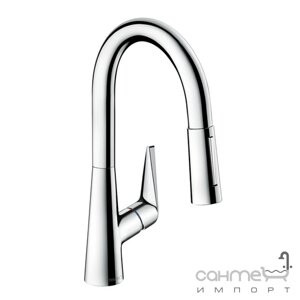 Змішувач для кухні з намальованим душем Hansgrohe Talis S 72815000 Chrome