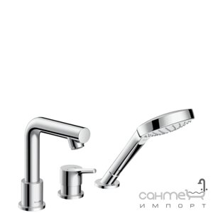 Змішувач для різання ванни для трьох отворів Hansgrohe Talis S 72416000 хром