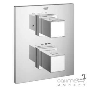 Термостатичний змішувач для ванни, що вбудовується GROHE Grohtherm Cube 19958000 Хром