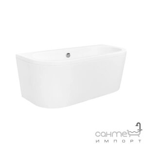 Отдельностоящая ванна з сифоном Besco Vista 140x75 біла