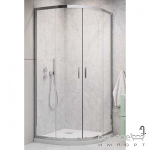Напівкругла душова кабіна Radaway Alienta A 900x900x1900 + душовою піддон з сифоном Lupo