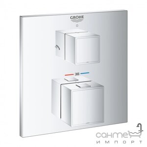 Термостатичний змішувач для ванни/душа GROHE Grohtherm Cube 24154000 (24155000) на два споживачі