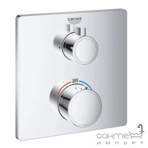 Термостатичний змішувач для ванни/душу GROHE Grohtherm Thermostatic 24078000 на один вихід