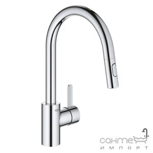 Змішувач для кухні з витяжним виливом Grohe Eurosmart Cosmopolitan 31481001 хром