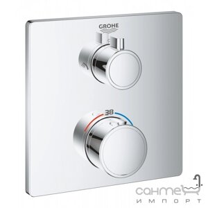 Термостатичний змішувач для ванни/душа GROHE Grohtherm Thermostatic 24079000 (24080000) на два споживачі