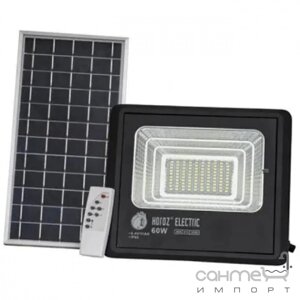Світлодіодний прожектор на сонячній батареї horoz електричний tider-60 068-012-0060-010 LED 60W 6400K 1040LM