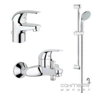 Набір змішувачів Grohe Euroeco 123226S хром