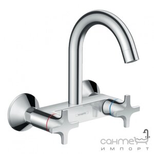 Змішувач для кухні настінний Hansgrohe Logis Classic M32 Eco 71284000 хром