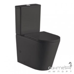 Підшипник Unitaz-Compact з DuroPlast SoftClose Q-TAP SCORPIO QT14222125AMMB Matte Black