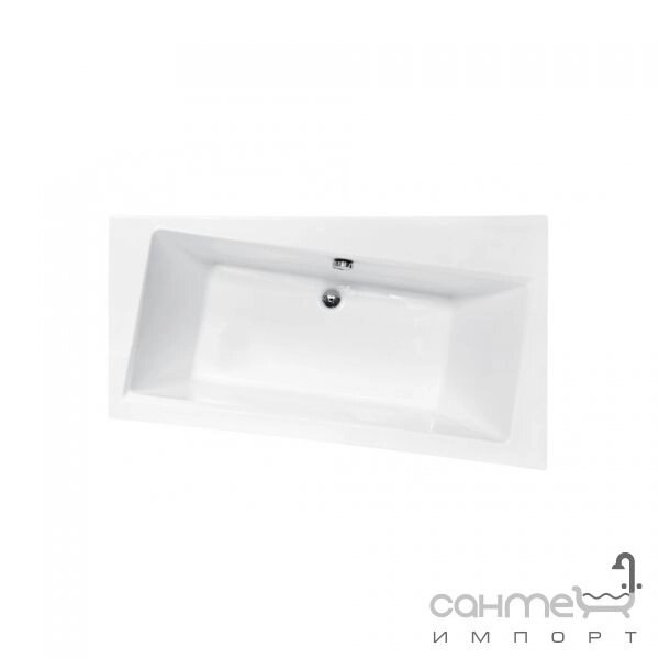 Асиметрична ванна Besco PMD Piramida Infinity 160x100 біла, права - переваги
