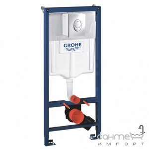 Установка для підвісної туалету GROHE RAPIS SL 38721001 Панельна панель Skate Air Chrome
