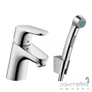 Змішувач для раковини Hansgrohe Focus E2 31926000 з гігієнічним душем