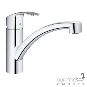 Змішувач для миття, низька виливка GROHE Eurosmart New 33281002 Хром