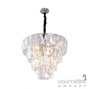 Maxlight Chandelier Maxlight Vivaldi P0309 AMPIRE, прозорий, скло, хром, скло, метал