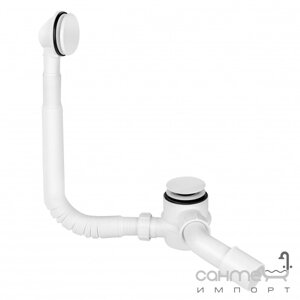 Сифон для ванни / глибокого душового піддону Mcalpine HC2600Cl-Whe Matte White