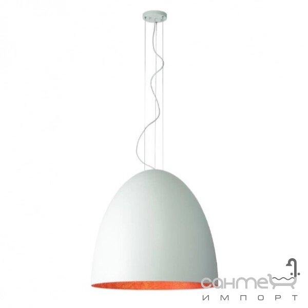 Підвісний світильник Nowodvorski Egg XL White Copper 10325 білий від компанії Інтернет-гіпермаркет сантехніки та опалення сантехніка. od. ua - фото 1
