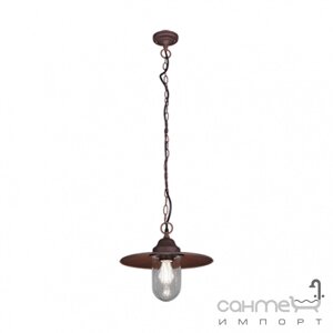 Підвісна вулична лампа Trio Brenta 301760124 коричнева