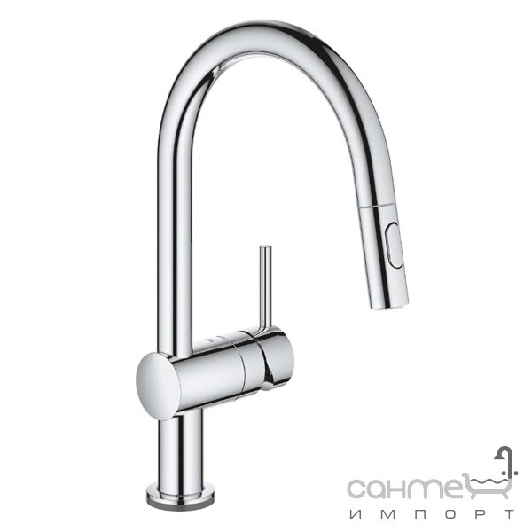 Сенсорний змішувач для кухні з витяжним виливом Grohe Minta Touch 31358002 хром від компанії Інтернет-гіпермаркет сантехніки та опалення сантехніка. od. ua - фото 1