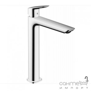 Змішувач для раковини з нижньою клапаном Hansgrohe Logis 240 71257000 Chrome Chrome