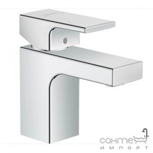 Змішувач для раковини з нижньою клапаном Hansgrohe Vernis Shape 70 71560000 Chrome