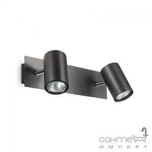 Настінна лампа Spot Ideal Lux Spot 156743 високотехнологічні, чорні, металеві