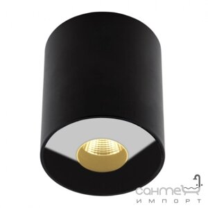 Точка лампа Maxlight Pet Round C0151 високотехнологічні, чорні, металеві, скло