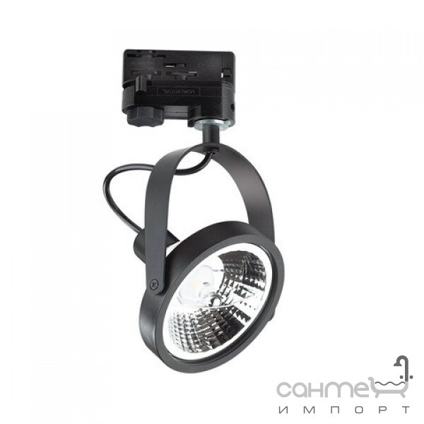 Трековый светильник Ideal Lux Glim 229683 хай-тек, черный, металл від компанії Інтернет-гіпермаркет сантехніки та опалення сантехніка. od. ua - фото 1