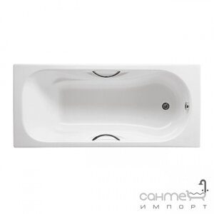 Чавунна ванна з ручками ROCA Malibu 150x75 A23157000R White