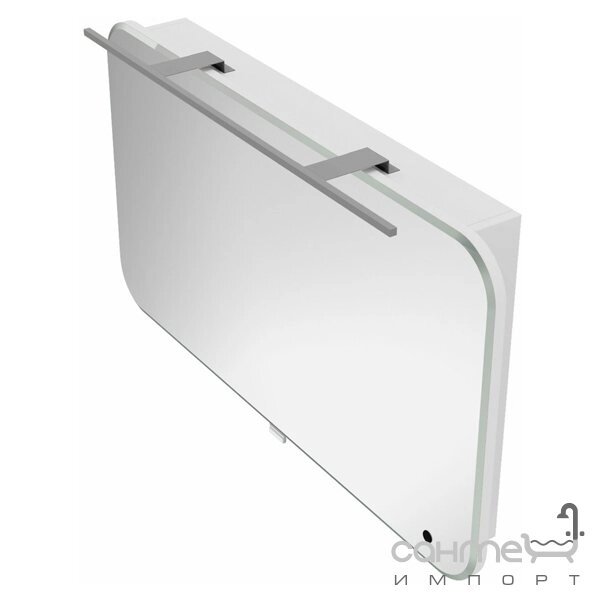 Зеркальный шкафчик с LED-подсветкой Botticelli Velluto VltMC-100 белый від компанії Інтернет-гіпермаркет сантехніки та опалення сантехніка. od. ua - фото 1