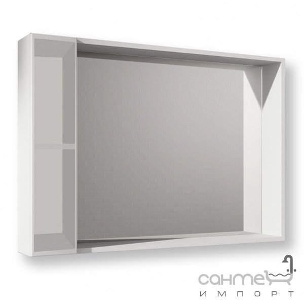 Зеркальный шкафчик с LED-подсветкой Fancy Marble MC-980 (ШЗ-980) венге від компанії Інтернет-гіпермаркет сантехніки та опалення сантехніка. od. ua - фото 1