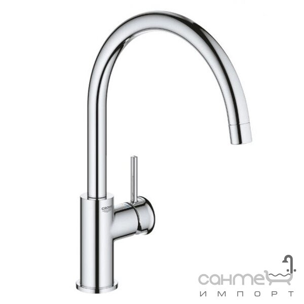 Змішувач для кухні Grohe BauClassic 31234001 хром від компанії Інтернет-гіпермаркет сантехніки та опалення сантехніка. od. ua - фото 1