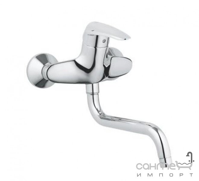 Змішувач для кухні настінний GROHE Eurodisc 33772001 від компанії Інтернет-гіпермаркет сантехніки та опалення сантехніка. od. ua - фото 1