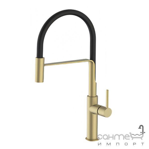 Змішувач для кухні з гнучким виливом Teorema Kitchen Program 17523SB Soft Brass латунь сатин від компанії Інтернет-гіпермаркет сантехніки та опалення сантехніка. od. ua - фото 1